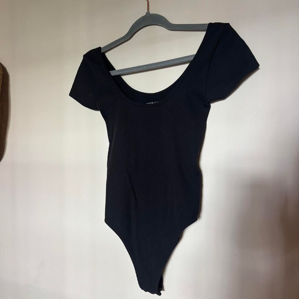 American Eagle Women's Black Bodysuit